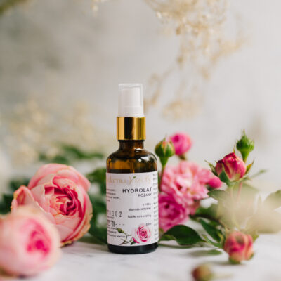 Hydrolat różany (z róży damasceńskiej) | 50 ml | naturalny tonik