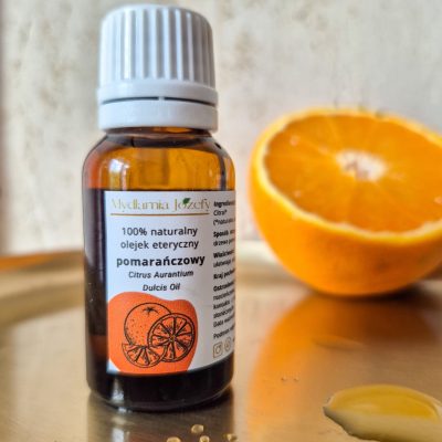 Naturalny Olejek eteryczny pomarańczowy 15ml | Citrus Aurantium Dulcis Peel Oil