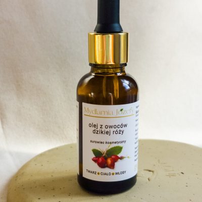 Olej z owoców dzikiej róży | tłoczony na zimno | 30ml