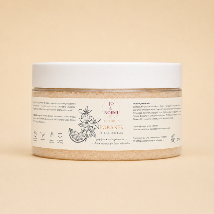Kremowy peeling cukrowy do ciała PORANEK SKIN RITUALS